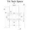 TV Wall Mount (flat/tilt/portrait) for Screens up to 110 lbs. - Image 6 of 0