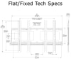 TV Wall Mount (flat/tilt/portrait) for Larger Screens up to 176 lbs. - Image 4 of 0