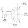 Heavy Duty VESA Tilt Head for Atdec AWM Mounts - Image 3 of 0