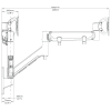 Heavy Duty Monitor Wall Mount for Large and Curved Monitors - Image 5 of 0