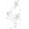 Heavy Duty Monitor Wall Mount for Large and Curved Monitors - Image 8 of 0
