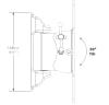 Heavy Duty Pole Mount for up to 3.5" poles (up to 66 lb) - Image 2 of 0