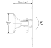Heavy Duty Pole Mount for up to 3.5" poles (up to 66 lb) - Image 3 of 0