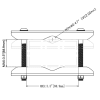 Heavy Duty Pole Mount for up to 3.5" poles (up to 66 lb) - Image 6 of 0