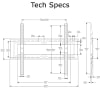 TV Wall Mount for Large Screens up to 330 lbs. - Image 5 of 0