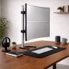Dual Vertical Monitor Stand for Large and Curved Displays - Image 1 of 0
