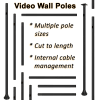 Video Wall Poles, Cut to Fit by Atdec - Image 1 of 0