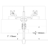 Triple Monitor Desk Mount - Image 4 of 0