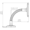 Flexible VESA Mount with Bolt Down Base - Image 7 of 0