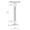 Flexible VESA Mount with Bolt Down Base - Image 8 of 0