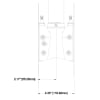 VESA Dual Ceiling Mount for Screens up to 80 lbs. - Image 8 of 0