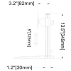 Monitor Stand for Monitors up to 30 lb and up to VESA 200x200 - Image 2 of 0