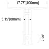 Monitor Stand for Monitors up to 30 lb and up to VESA 200x200 - Image 8 of 0