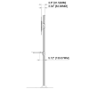 TV Floor Stand for Screens up to 150 lb and up to VESA 400x400 - Image 8 of 0