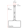 Keyboard Tray Wall Mount, Height Adjustable - Image 11 of 0