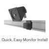 8 Monitor Mount - 4 over 4 Monitor Desk Mount (up to 30 lb monitors) - Image 3 of 0