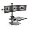 Triple Monitor Sit Stand Workstation - Image 1 of 0