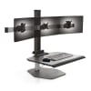 Triple Monitor Sit Stand Workstation - Image 2 of 0