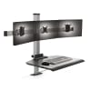 Triple Monitor Sit Stand Workstation - Image 4 of 0