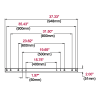 Adapter Rails for VESA 600, 800, and 900mm - Image 3 of 0