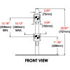 Dual Vertical Curved Monitor Mount for 24 to 49 Inch Monitors - Image 6 of 0