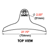 Dual Vertical Curved Monitor Mount for 24 to 49 Inch Monitors - Image 8 of 0