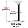 Universal Kiosk Stand for 32 to 75 inch Displays up to 150 lb. - Image 7 of 0