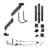 Triple Monitor Desk Mount for up to 27 inch flat screen monitors - Image 10 of 0