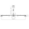 Triple Monitor Desk Mount for up to 27 inch flat screen monitors - Image 11 of 0