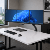 Triple Monitor Desk Mount for up to 27 inch flat screen monitors - Image 1 of 0