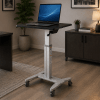 Mobile Laptop Cart and Sit Stand Desk - Image 1 of 0
