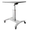 Mobile Laptop Cart and Sit Stand Desk - Image 2 of 0