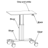 Mobile Laptop Cart and Sit Stand Desk - Image 8 of 0