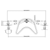 Monitor Stand for 4 monitors up to 27 inch - Image 11 of 0
