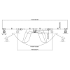 Triple Monitor Stand for up to 27" monitors - Image 11 of 0