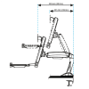 Desk Mount Sit Stand Workstation - Image 15 of 0