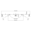 Triple monitor stand or desk clamp for up to 27" monitors - Image 12 of 0