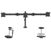 Triple monitor stand or desk clamp for up to 27" monitors - Image 6 of 0