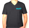 Classic V Neck Shirt - Charcoal/Turquoise - Image 2 of 0
