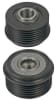 206-12014 NEW SERPENTINE CLUTCH PULLEY for Delco AD230 & AD237 Series Alternators on 1999-2002 Oldsmobile Applications - Image 1 of 0