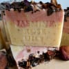 Natural French Jasmine Soap With Crushed Flowers and Rose Oil - Image 3 of 0