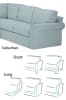 Sectional Slipcovers and Slipcover Patterns Suburban WIth Cushions - Image 1 of 0
