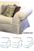 Sectional Slipcovers and Slipcover Patterns Traditional WIth Cushions - Image 1 of 0