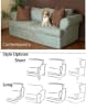 Sofa & Arm Chair Slipcovers and Slipcover Patterns  - Contermporary BODY & CUSHIONS - Image 1 of 0