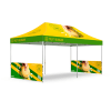 10' X 20' Tent Package custom pop-up event canopy with printed roof sku TNCF1020 - Image 4 of 0