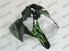 Kawasaki ZX6R Electric Green Flames Fairings - Image 2 of 0