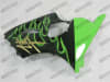 Kawasaki ZX6R Electric Green Flames Fairings - Image 3 of 0