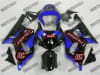Plasma Blue/Black Suzuki GSX-R 600 750 Fairings - Image 1 of 0