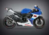 Yoshimura Suzuki GSX-R600 (11-24) ALPHA Stainless Slip-On Exhaust, w/ Carbon Fiber Muffler - Image 1 of 0