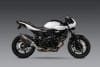 Yoshimura Suzuki SV650X (19-24) AT2 Stainless Slip-On Exhaust, w/ Carbon Fiber Muffler - Image 1 of 0